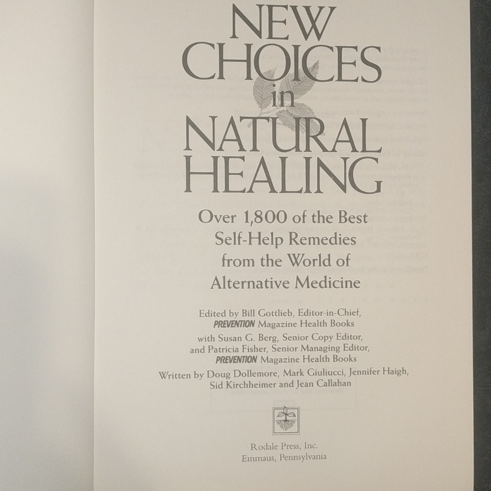New Choices in Natural Healing hardback book - Picture 2 of 8